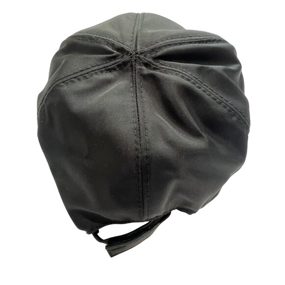 Prada Milano Embroidered Logo Hat in Black - Picture 4 of 6